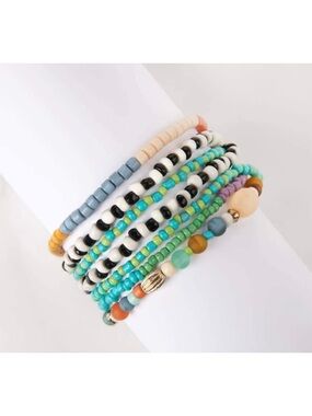 NEW Colorful Beaded Olivia Lee Bracelet Plunder